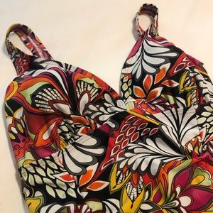 NWT Bikini Bay V-Neck One Piece Bathing Suit